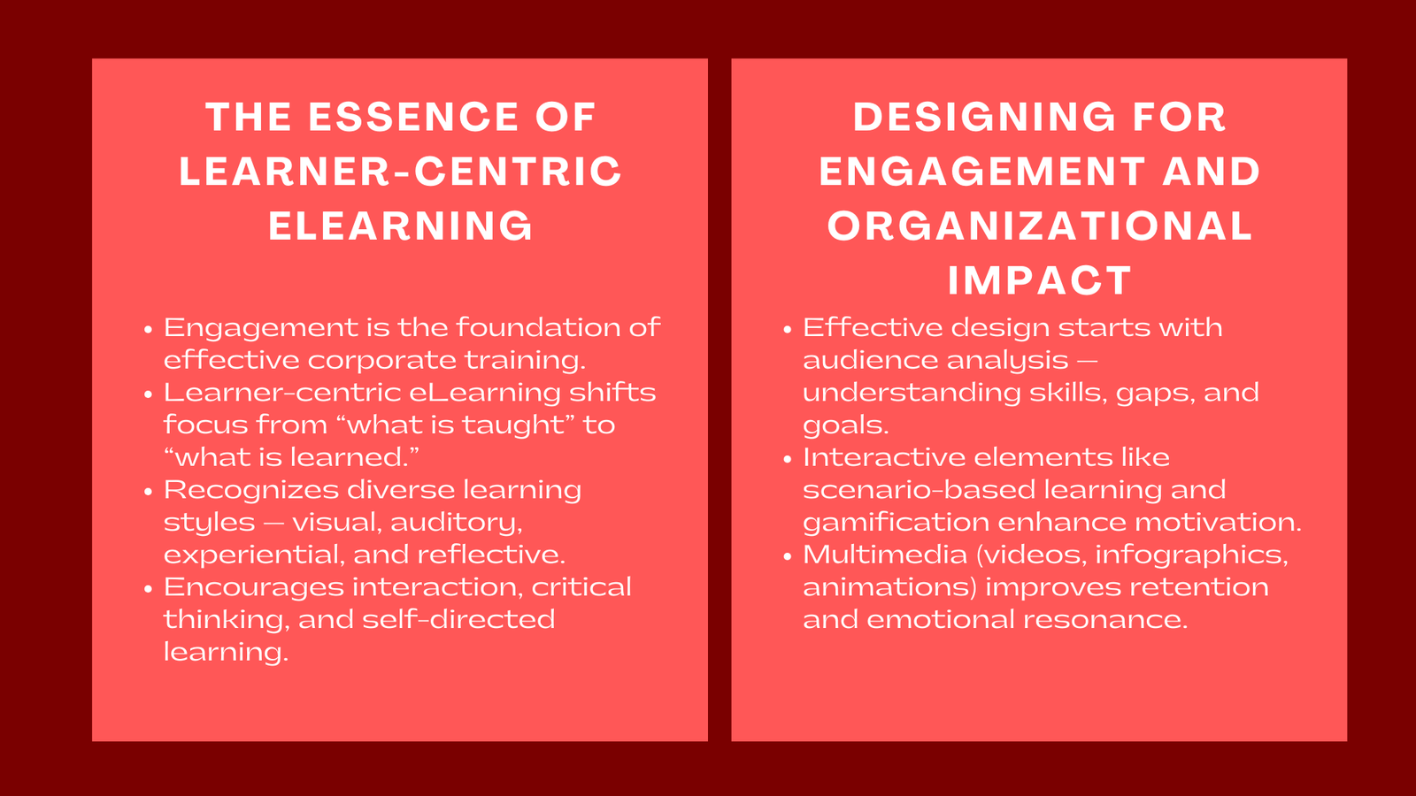 Creating Learner-Centric eLearning Content for Maximum Engagement