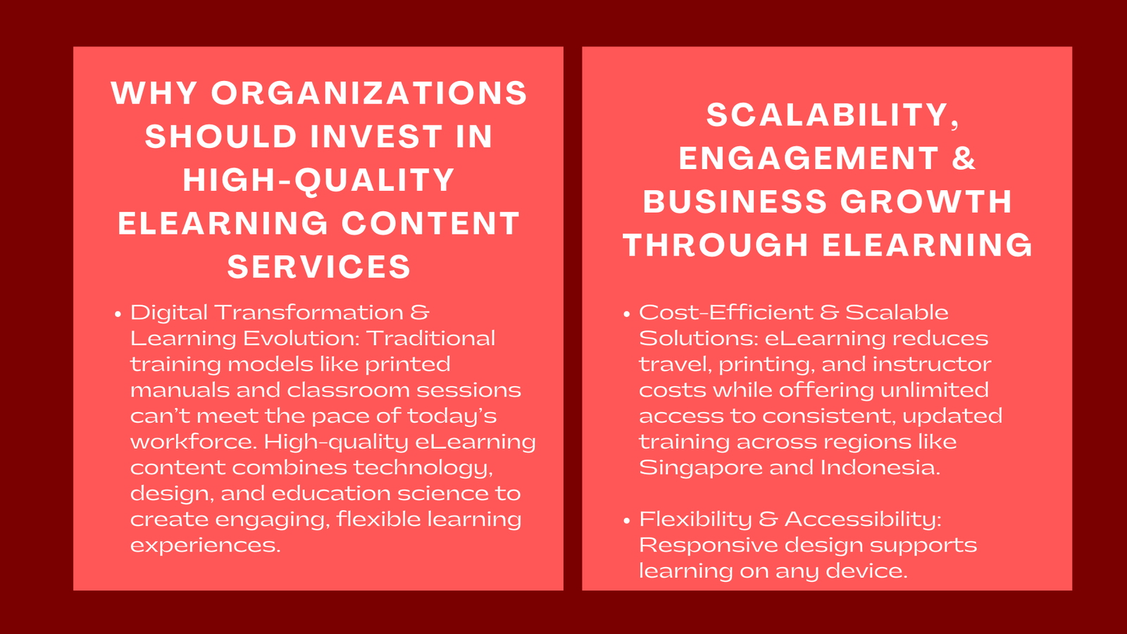 Why Organizations Should Invest in High-Quality eLearning Content Services