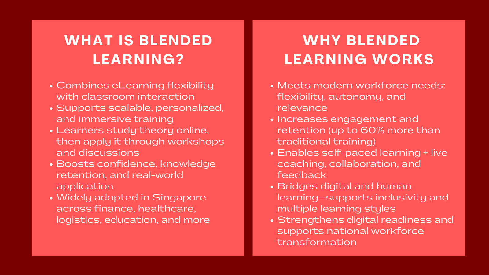 Blended Learning Solutions Combining eLearning with Classroom Training