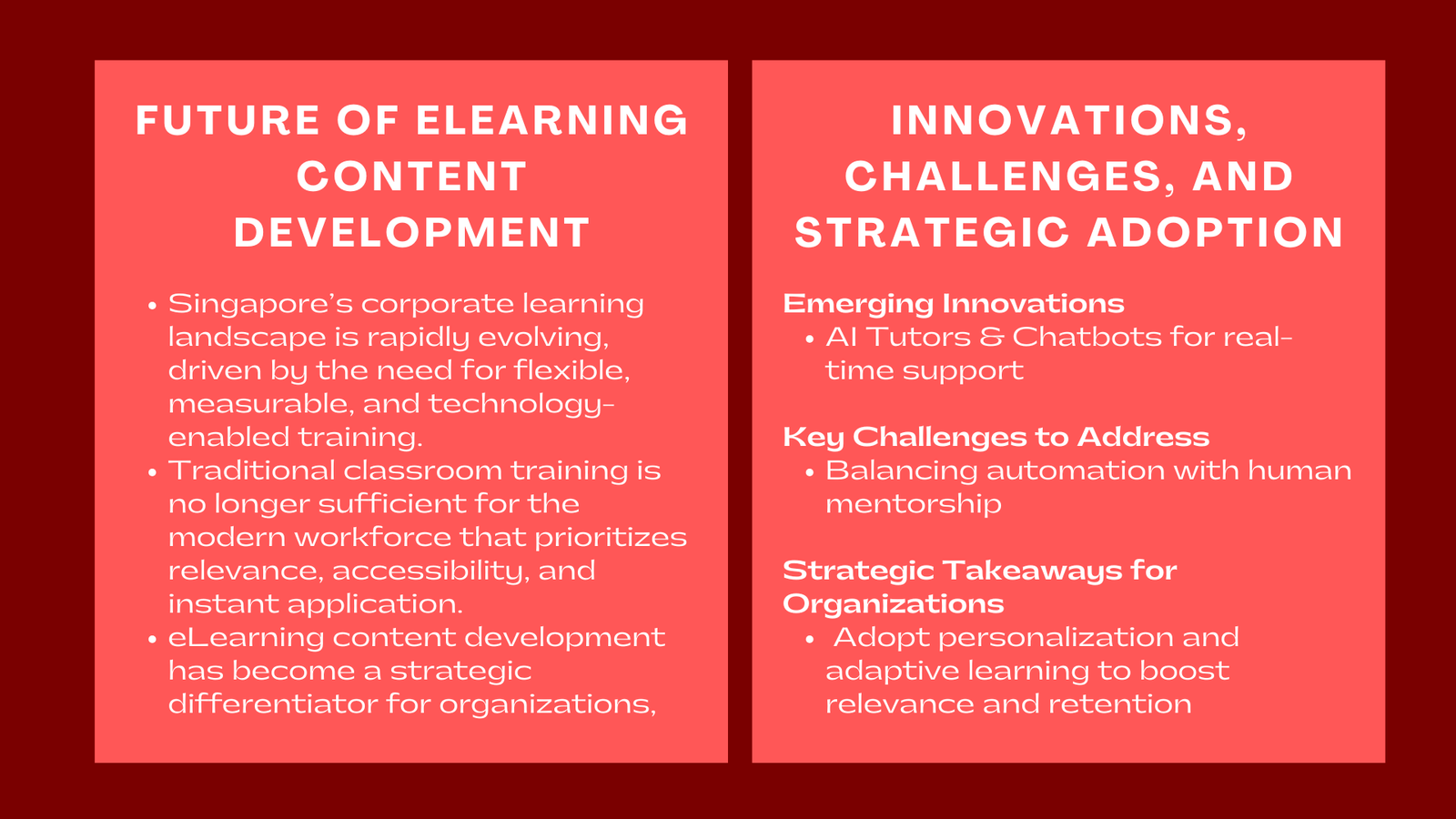 Future of eLearning Content Development: Trends and Innovations
